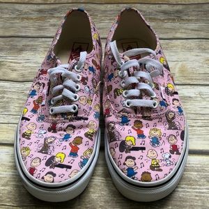 Vans Peanuts pink size 9 women’s.
